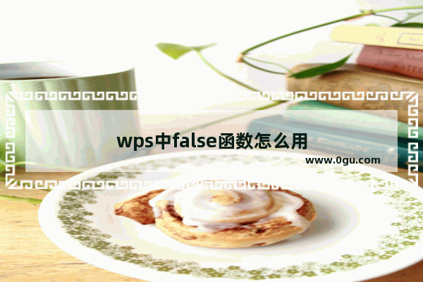 wps中false函数怎么用