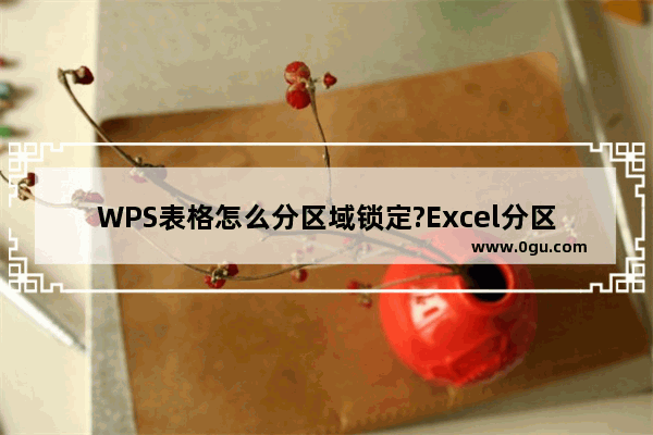 WPS表格怎么分区域锁定?Excel分区域锁定表格步骤