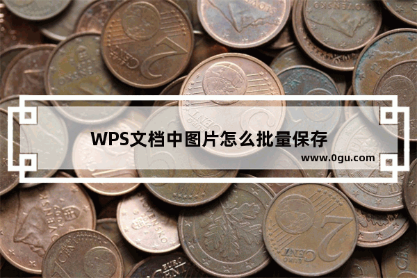 WPS文档中图片怎么批量保存