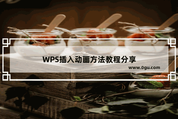 WPS插入动画方法教程分享