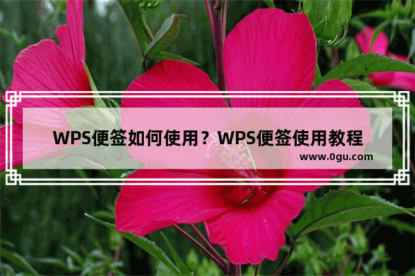 WPS便签如何使用？WPS便签使用教程