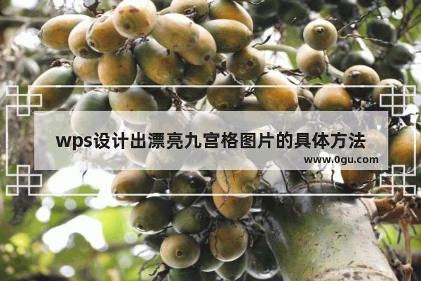 wps设计出漂亮九宫格图片的具体方法