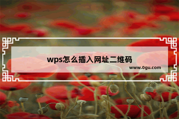 wps怎么插入网址二维码