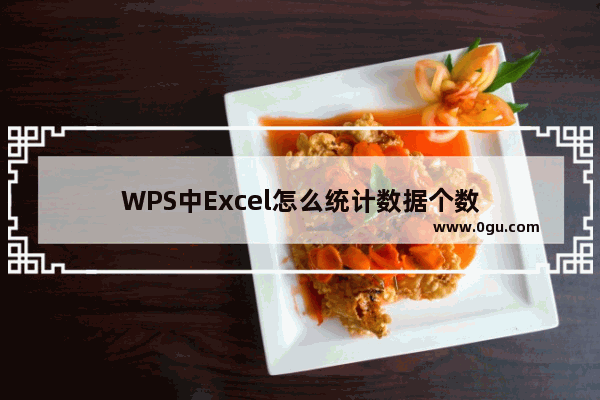 WPS中Excel怎么统计数据个数