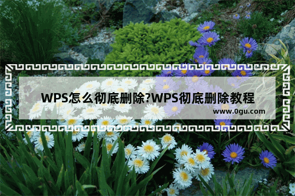 WPS怎么彻底删除?WPS彻底删除教程