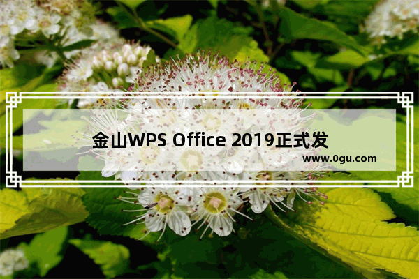 金山WPS Office 2019正式发布：一个软件操作Word、Excel、PPT