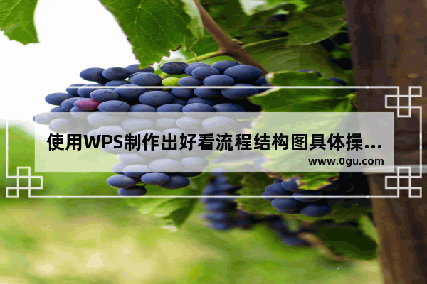 使用WPS制作出好看流程结构图具体操作方法