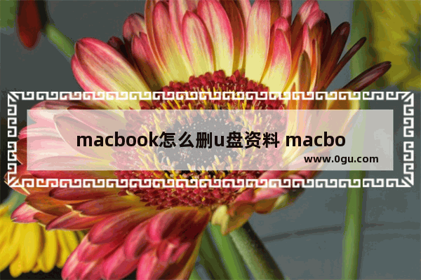 macbook怎么删u盘资料 macbook如何删除u盘里的文件