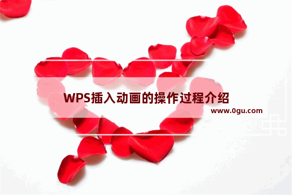 WPS插入动画的操作过程介绍