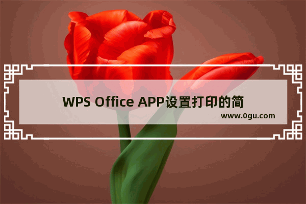 WPS Office APP设置打印的简单方法