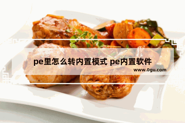 pe里怎么转内置模式 pe内置软件