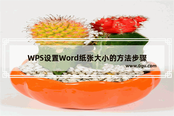 WPS设置Word纸张大小的方法步骤