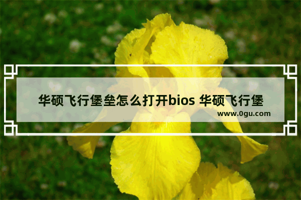 华硕飞行堡垒怎么打开bios 华硕飞行堡垒怎么打开xmp