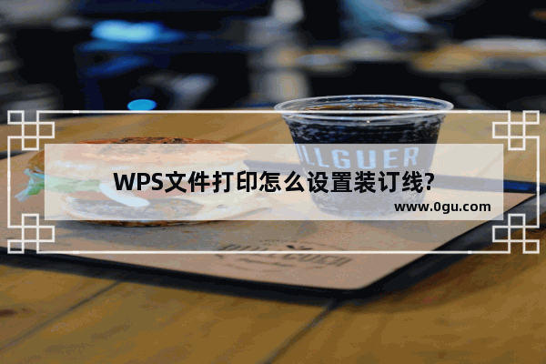 WPS文件打印怎么设置装订线?