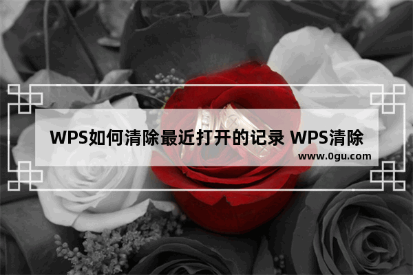 WPS如何清除最近打开的记录 WPS清除本地记录的方法