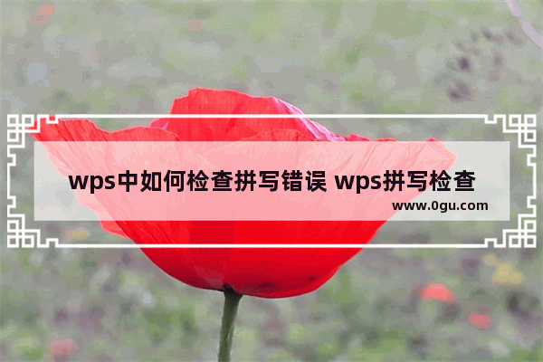 wps中如何检查拼写错误 wps拼写检查功能简单介绍