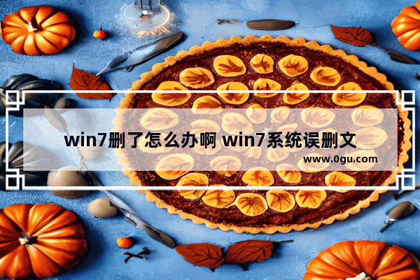 win7删了怎么办啊 win7系统误删文件可以恢复吗