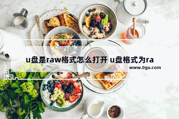 u盘是raw格式怎么打开 u盘格式为raw数据如何修复