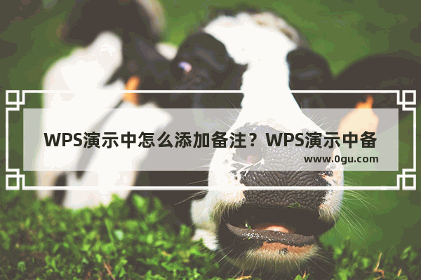 WPS演示中怎么添加备注？WPS演示中备注添加的两种方法