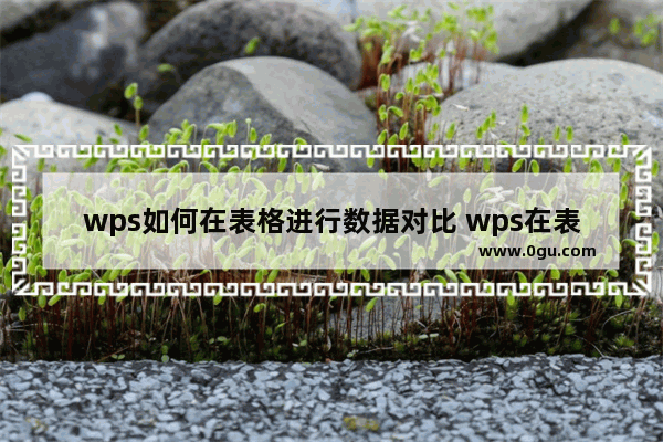 wps如何在表格进行数据对比 wps在表格中标记重复值的方法