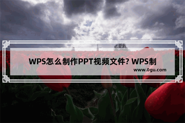 WPS怎么制作PPT视频文件? WPS制作视频文件的两种方法