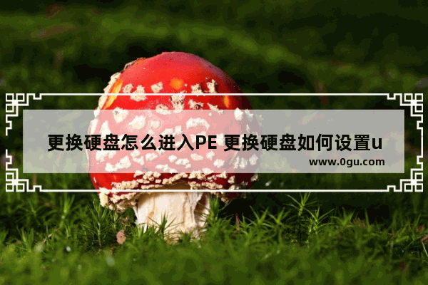 更换硬盘怎么进入PE 更换硬盘如何设置u盘启动