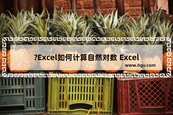 ?Excel如何计算自然对数 Excel使用ln函数求自然对数的方法教程