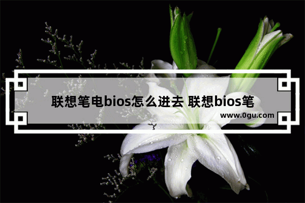 联想笔电bios怎么进去 联想bios笔记本怎么进