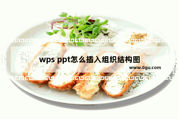 wps ppt怎么插入组织结构图