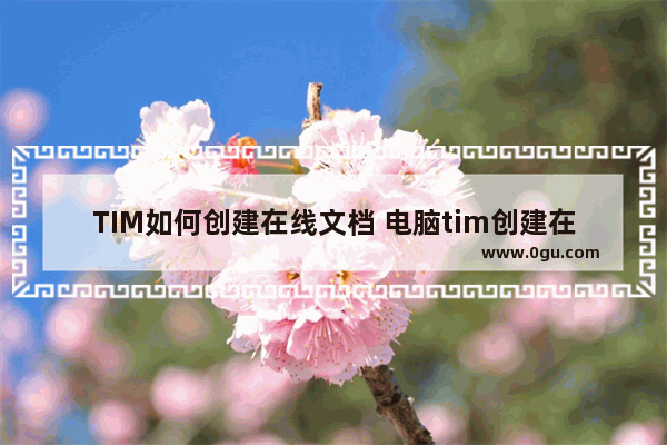 TIM如何创建在线文档 电脑tim创建在线文档的方法