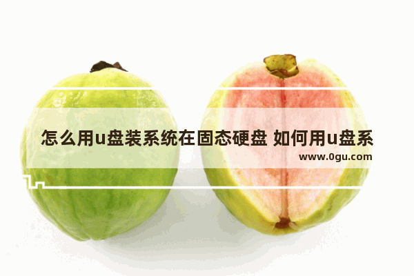 怎么用u盘装系统在固态硬盘 如何用u盘系统盘安装系统