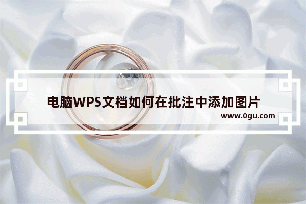 电脑WPS文档如何在批注中添加图片