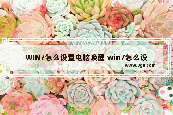 WIN7怎么设置电脑唤醒 win7怎么设置电脑唤醒不了屏幕