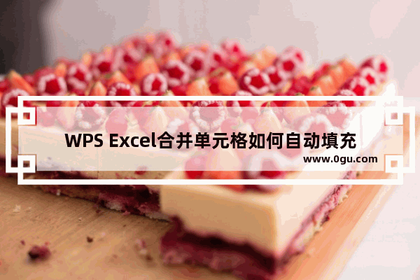 WPS Excel合并单元格如何自动填充序号