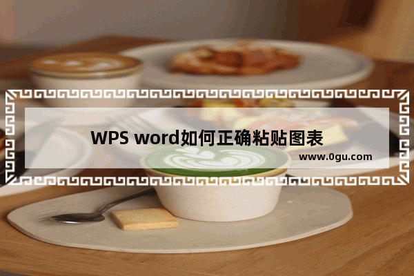 WPS word如何正确粘贴图表