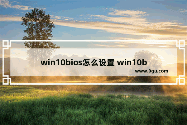 win10bios怎么设置 win10bios怎么设置中文