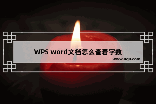 WPS word文档怎么查看字数