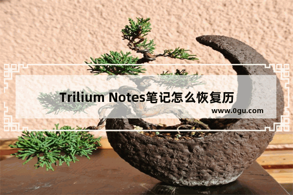 Trilium Notes笔记怎么恢复历史版本 Trilium Notes笔记恢复历史版本的方法