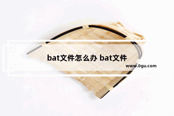 bat文件怎么办 bat文件