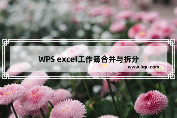 WPS excel工作簿合并与拆分