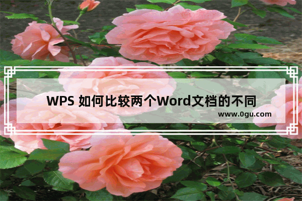 WPS 如何比较两个Word文档的不同