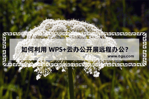 如何利用 WPS+云办公开展远程办公？