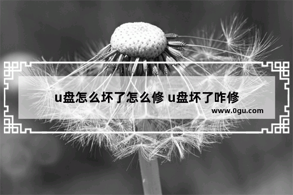 u盘怎么坏了怎么修 u盘坏了咋修