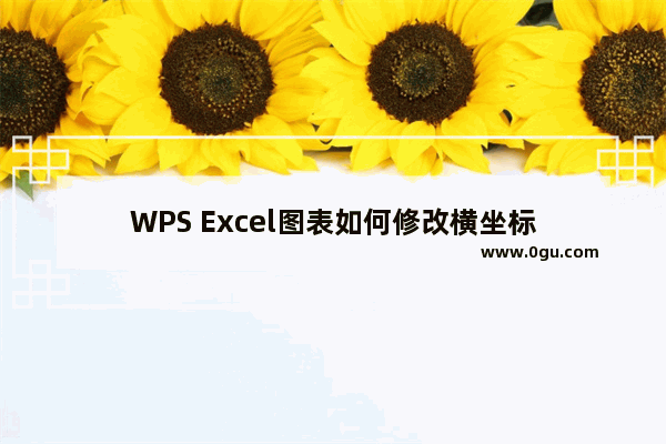 WPS Excel图表如何修改横坐标