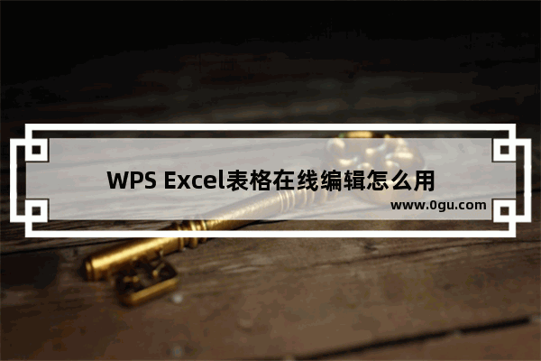 WPS Excel表格在线编辑怎么用