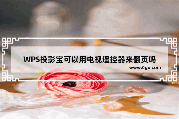 WPS投影宝可以用电视遥控器来翻页吗