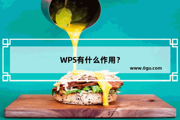 WPS有什么作用？