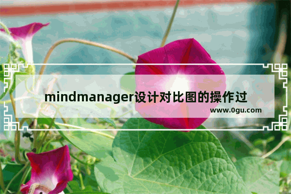 mindmanager设计对比图的操作过程