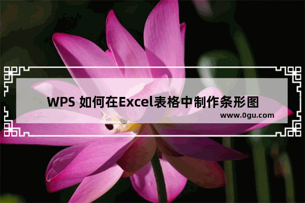 WPS 如何在Excel表格中制作条形图