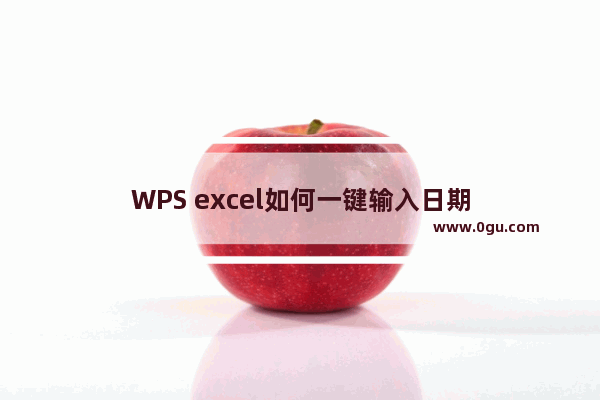 WPS excel如何一键输入日期